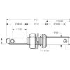 Redskabsbolt dobbelt 22 - 28x197mm, Gevind: 7/8x38mm Kat. 1/2 (Ø22/28mm) HD