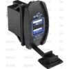 164743_pic3 Kontakt (vippe) - USB Charger, 2 Posities, 1 stk. Agripak