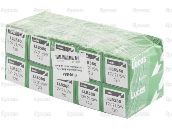 Pære W21/5W, 12V, 5W, W3x16q (Kasse 1 stk.)