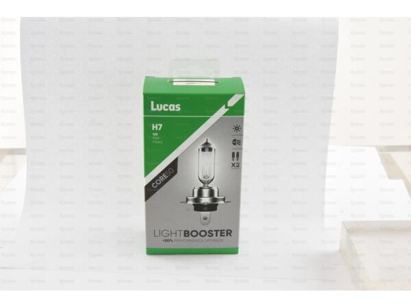 Halogen Lightbooster Core50 Head Light (Halogen), Twin Pack, H7, 12V, 55W, PX26d