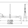 Lebus® Kædestrammer - L140 RA, Kæde Ø mm: 10-13mm