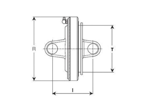 Bondioli & Pavesi PTO Gaffel (vidvinkel)(dobbelt) ( SFT H7-80°)