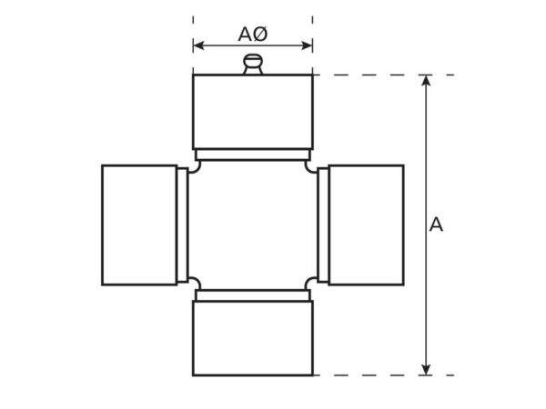 Bondioli & Pavesi PTO Kryds - 34.9 x 93.5mm (Basic Drift)