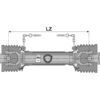 Bondioli & Pavesi PTO Aksel - (Lz) Længde: 1210mm, 1 3/8'' x 6 Spline Q.R. til 1 3/8'' x 6 Spline Q.R.