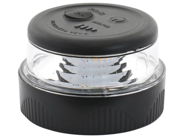 LED Katastrofelygte, InterferenceFunktion: Femdobbelt blitz, Enkelt blitz, SOS, Arbejdslys,