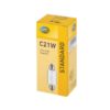 Pære C21W, 12V, 21W, SV8.5-8 (Kasse 10 stk.)
