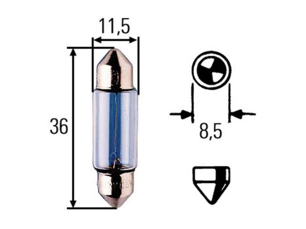 165678_pic10 Pære C5W, 12V, 5W, SV8.5-8 (Clamshell 2 stk.)