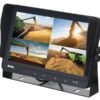 Kamerasystem (m/kabel) med 9'' 4QUAD Split Digital Touch Button Monitor