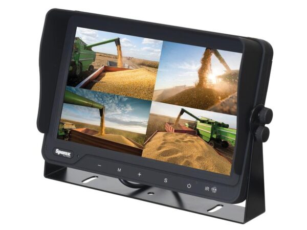 Kamerasystem (m/kabel) med 9'' 4QUAD Split Digital Touch Button Monitor
