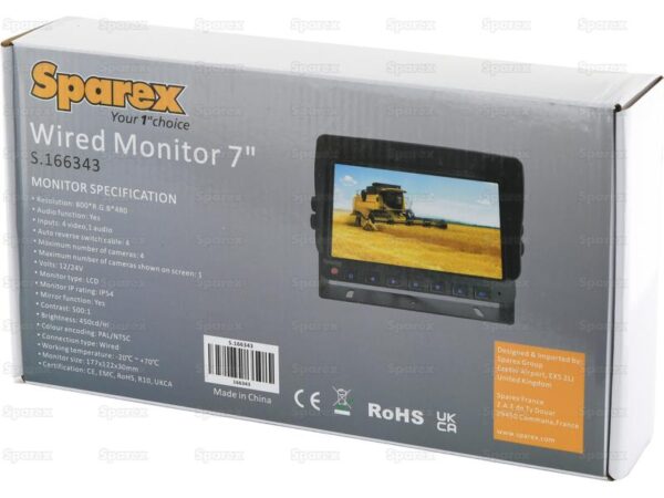 Monitor (løs) m/kabel