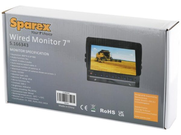 Monitor (løs) m/kabel