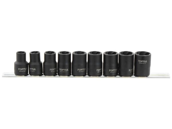 Boltudtrækkersæt 1/2'' (mm) (9 stk.)