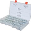 Ringsplit (rund), Stift Ø6, 8, 9, 10, 11mm (120 stk. Display-pakke)