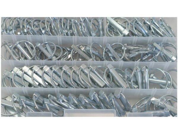 Ringsplit (rund), Stift Ø6, 8, 9, 10, 11mm (120 stk. Display-pakke)