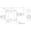 167156_pic10 MARCHESINI Line ventil dual cross 3/8'' BSP (45 L/min Flowhastighed)