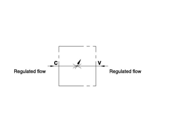 167159_pic11 MARCHESINI Hydraulisk flowventil 2 vejs 3/4'' BSP (80 L/min Flowhastighed)