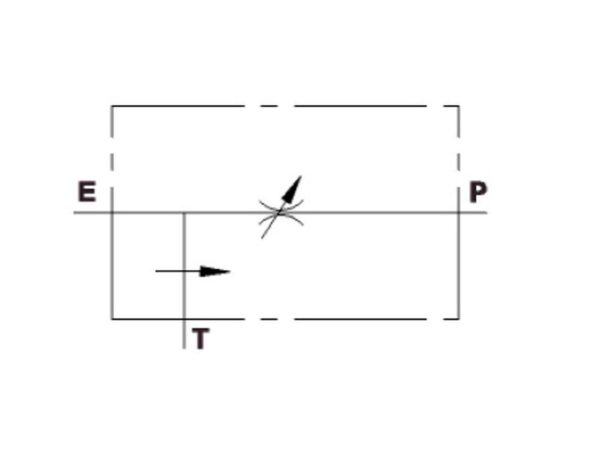 MARCHESINI Priority Ventil 3-vejs justerbar 3/4'' BSP (120 L/min Flowhastighed) Overskydende flow til tanken