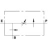 MARCHESINI Priority Ventil 3-vejs justerbar 3/8'' BSP (60 L/min Flowhastighed) Overskydende flow til andet kredsløb