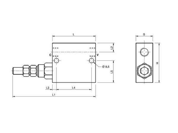167168_pic10 MARCHESINI Sekvensventil 3/8'' BSP (35 L/min Flowhastighed)