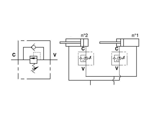 167168_pic11 MARCHESINI Sekvensventil 3/8'' BSP (35 L/min Flowhastighed)