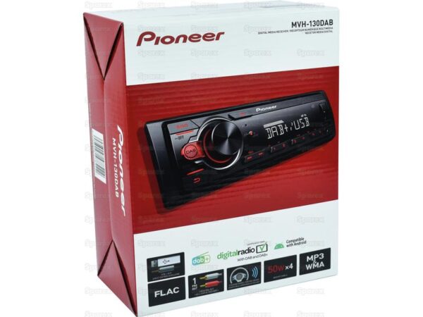 Radio - DAB+ | Aux In | Android | USB | Receiver| Short Body (MVH-130DAB)