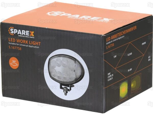 LED Arbejdslygter LED (High Power), Flood Beam | Wide Angled Interference: kl. 5, 9720 lm, 10-30V