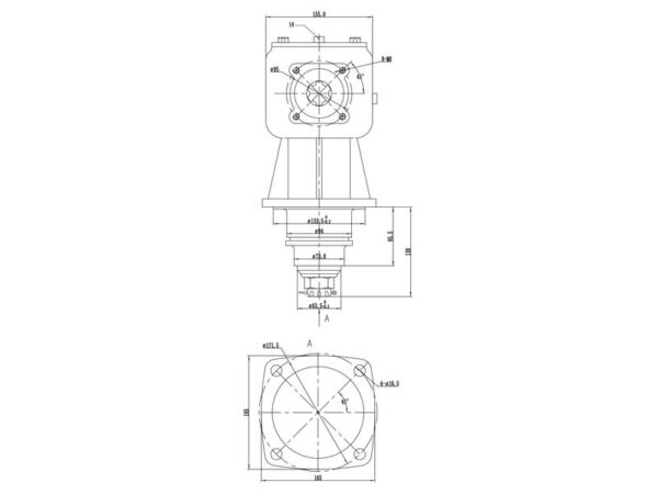 Gearkasse, 30 hp, Ratio: 1:1:92, Kærvindgang: 1-3/8'' x 6, Type: Passer til: Comer 9.205.805.00