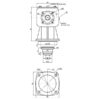 Gearkasse, 30 hp, Ratio: 1:1:92, Kærvindgang: 1-3/8'' x 6, Type: Passer til: Comer 9.205.809.00