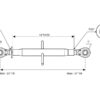Topstang HD (mekanisk) (Kat.2/3 (Ø25/32mm)) Kugle og Kugle, 1-1/4, Min. længde: 530mm.