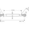 Topstang HD (mekanisk) (Kat.3/3 (Ø32/32mm)) Kugle og Kugle, M36 x 3, Min. længde: 540mm.