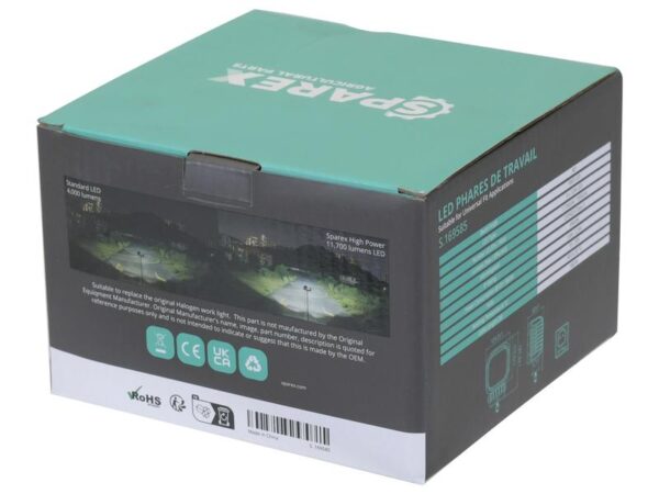 LED Arbejdslygter LED (High Power), Spot Beam Interference: kl. 3, 11700 lm, 10-30V