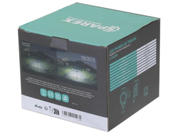LED Arbejdslygter LED (High Power), Asymmetric Interference: kl. 3, 15300 lm, 10-30V