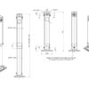 Hydraulisk støttefod (dobbeltvirkende cylinder)