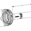 Walterscheid PTO Wide Angle Half Guard Outer, SDFH25, 1500mm