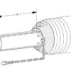 Walterscheid PTO Half Guard Inner, PGH20, 1500mm