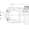 PTO Gaffel (vidvinkel)(snaplås) (Krydsmål: 27 x 75 & 24 x 91mm) Not Type: 1-3/8x 6