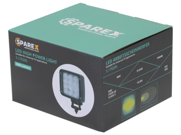 LED Arbejdslygter LED (High Power), Flood Beam Interference: kl. 3, 9600 lm, 10-30V