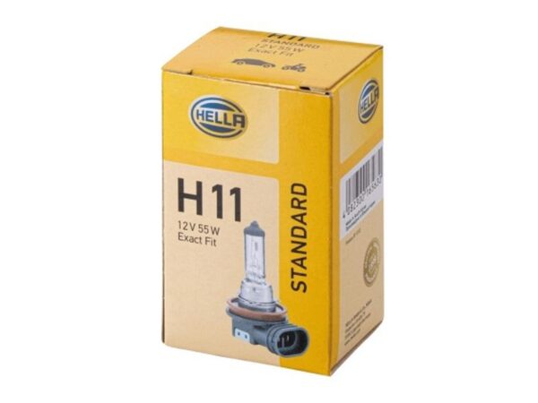 Pære H11, 12V, 55W, PGJ19-2 (Kasse 1 stk.)