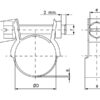 Spændebånd (mini), Minimal Ø12mm, Maksimal Ø13mm