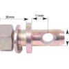 Stabilisator Bolt 19x7mm, Gevind 3/4x28.5mm