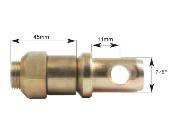 Stabilisator Bolt 22x83mm, Gevind 3/4x22mm