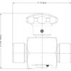 Spenco 2-vejs kuglehane 3/8'' BSP (30 L/min Flowhastighed)