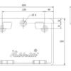 Nummerpladeholder (uden lampe)