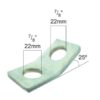 Stabilisator Fæsteplade - Hul Ø22mm