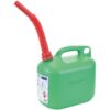 plastik Benzindunk - Grøn 5 liter (Unleaded Petrol)