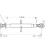 Topstang HD (mekanisk) (Kat.2/2 (Ø25/25mm)) Kugle og Kugle, M36 x 3, Min. længde: 470mm.
