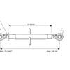 Topstang HD (mekanisk) (Kat.2/3 (Ø25/32mm)) Kugle og Kugle, M36 x 3, Min. længde: 490mm.
