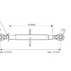 Topstang HD (mekanisk) (Kat.3/3 (Ø32/32mm)) Kugle og Kugle, M36 x 3, Min. længde: 500mm.