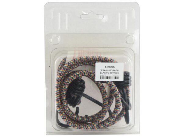 Bagagestrop Ø8mm x 760mm (m/kroge) (Agripak 2 stk.)