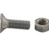 Monteringsbolt (rund) & Møtrik - M10 x 30mm, Trækstyrke 8.8 (25 stk. Kasse)